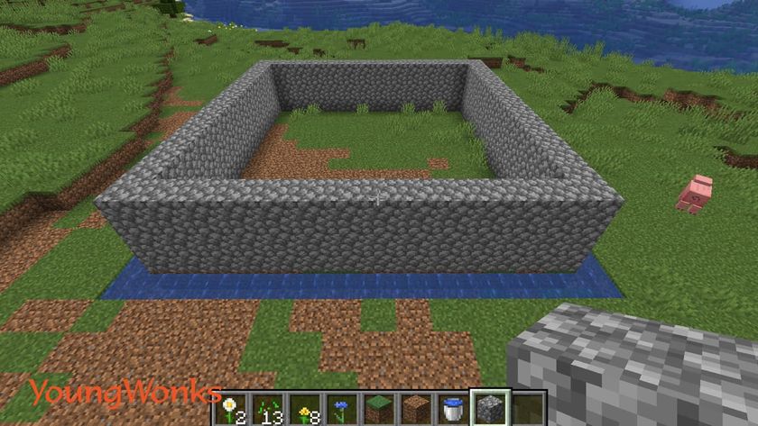 minecraft cobblestone wall