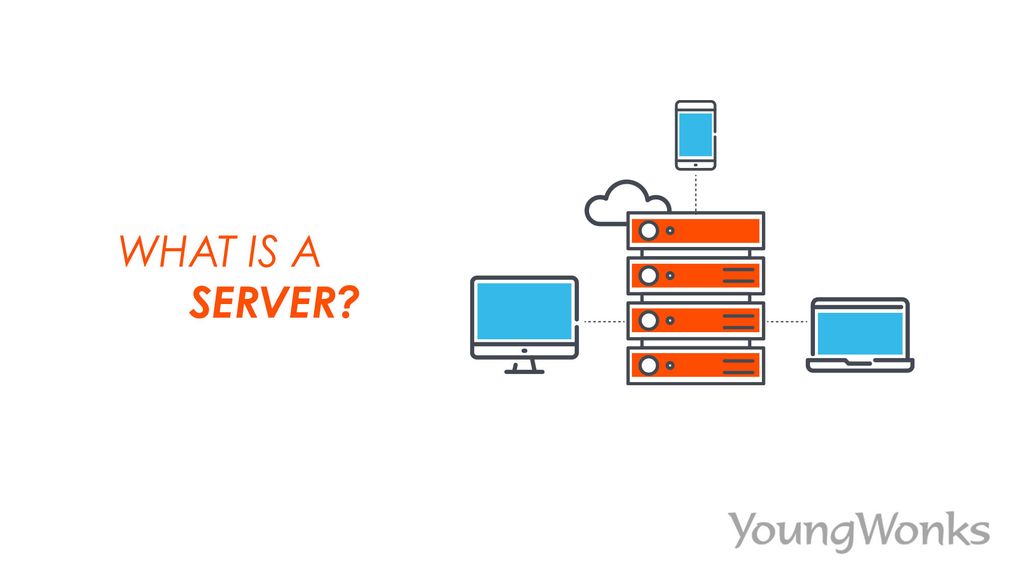 A figure to demonstrate what is a server, use of servers, how to choose a server, and how to maintain a server