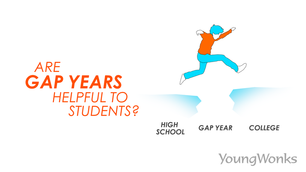 A student moving from high school to college after a gap year