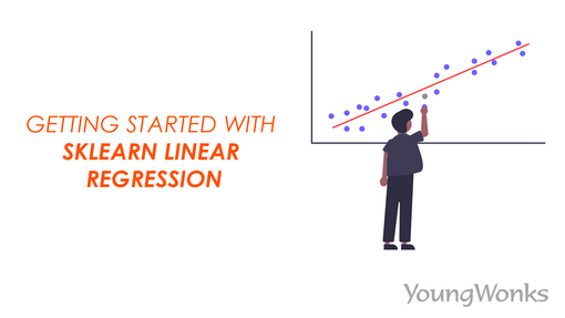 A man explaining how to get started with sklearn linear regression 