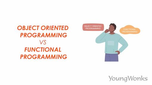 An image that explains about Object-Oriented Programming (OOP) Vs Functional Programming.