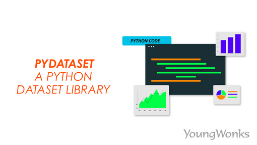Different types of graphs to demonstrate the pydataset library