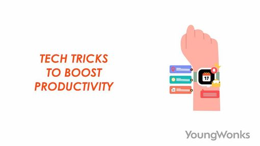 An image that explains about Tech Tricks to Boost Productivity