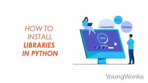 An image that explains how to install Python libraries.