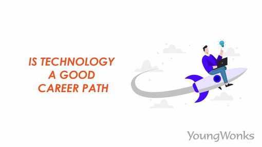 An image that explains how technology is a good career path.