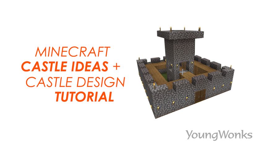 Best Minecraft Castle Ideas and Simple Castle Tutorial. This is a step-by-step pictorial tutorial.