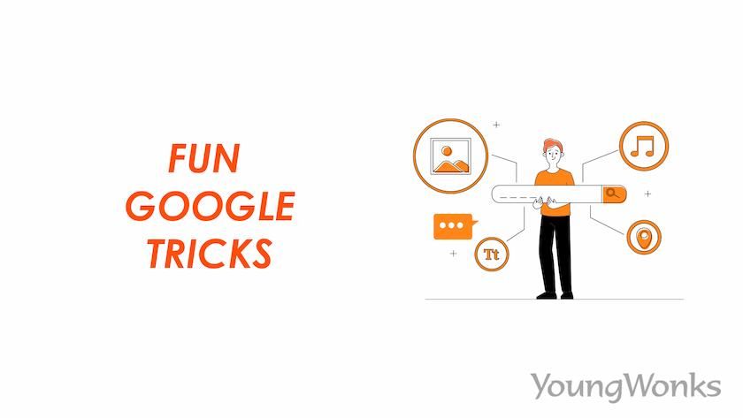 An image that explains about Fun Google Tricks