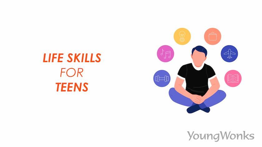 An image that shows the top life skills for teens.