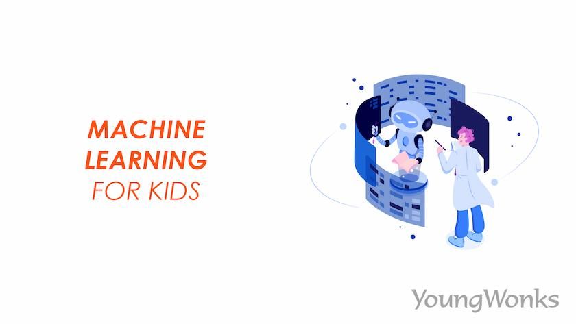 An image that explains about Machine Learning for Kids.