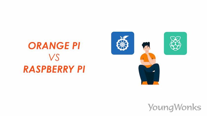 An image that explains about Orange PI vs Raspberry PI.