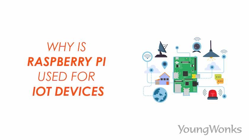An image that explains Raspberry Pi used for IOT devices