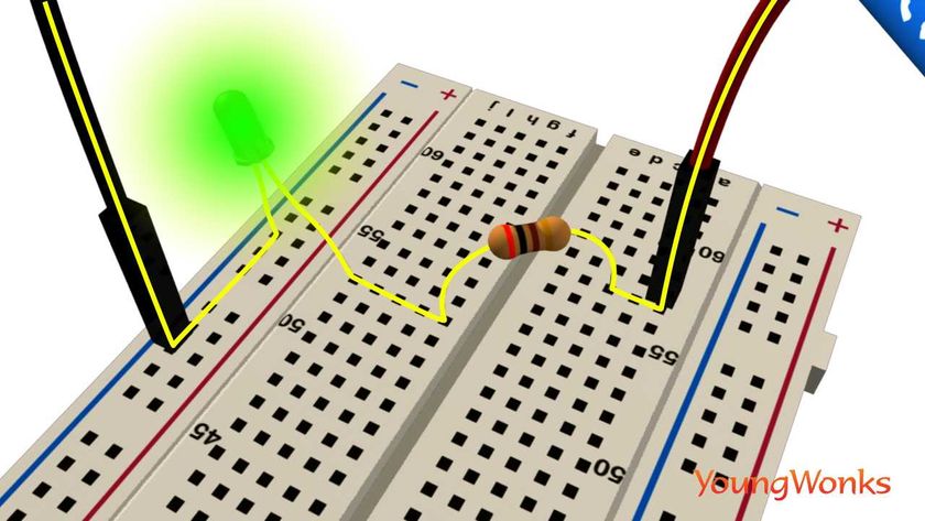 Understanding a breadboard circuit