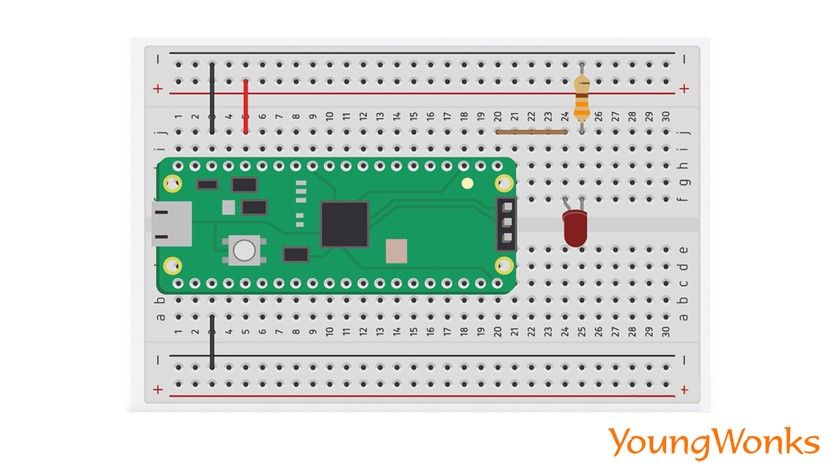 How To Brighten Or Dim An Led With A Raspberry Pi Pico Using Pulse Width Modulation 8689