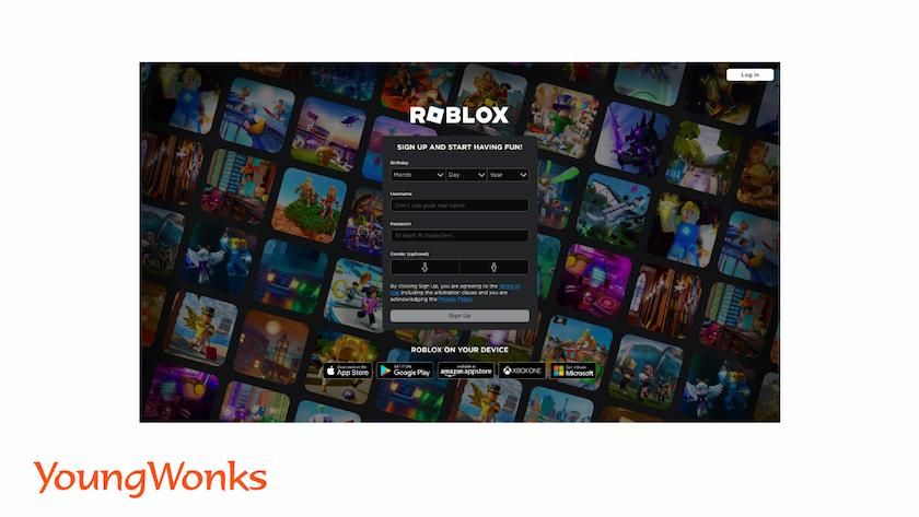 Instructions on How to login to roblox?