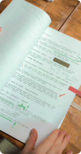 Script and storyboard