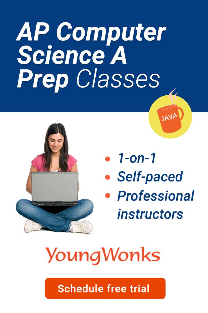 Java AP Computer Science A Prep Classes for Kids and Teens