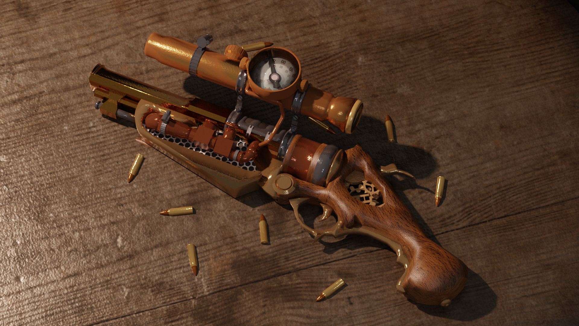 Steampunk Gun